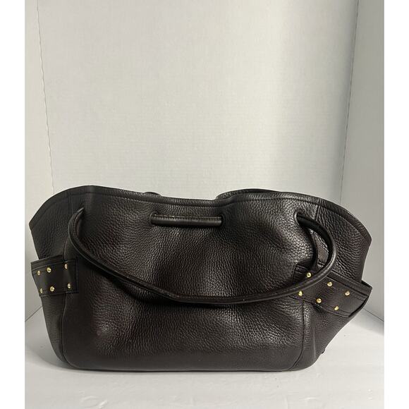 Vintage Cole Haan Large Village Lunch Tote with Drawstring Handles - Picture 2 of 9